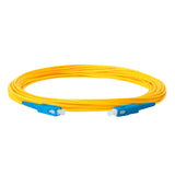 Ultra Low Loss 0.1dB SC/UPC to SC/UPC Single-mode Simplex Fiber Patch Cable | Corning SMF-28 Ultra Fiber | OS1/OS2 Compatible | OFNP Jacket