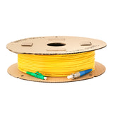 Low Loss 0.15dB LC/APC to FC/UPC Single-mode Simplex Fiber Patch Cable | Corning SMF-28 Ultra Fiber | OS1/OS2 Compatible | LSZH Jacket