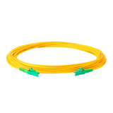 Ultra Low Loss 0.1dB Slim LC/APC to LC/APC Single-mode Simplex Fiber Patch Cable | Corning SMF-28 Ultra Fiber | OS1/OS2 Compatible | OFNR Jacket