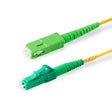 SpeedyFiberTX LC/APC to SC/APC Single-Mode Simplex  Fiber Patch Cable | Corning SMF-28 Ultra Fiber | OS1/OS2 Compatible