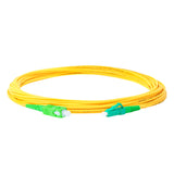Ultra Low Loss 0.1dB LC/APC to SC/APC Single-mode Simplex Fiber Patch Cable | Corning SMF-28 Ultra Fiber | OS1/OS2 Compatible | LSZH Jacket