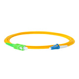 Low Loss 0.15dB SC/APC to LC/UPC Single-mode Simplex Fiber Patch Cable | Corning SMF-28 Ultra Fiber | OS1/OS2 Compatible | LSZH Jacket