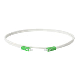 Low Loss 0.15dB SC / APC to SC / APC Single-mode Simplex Armored Fiber Patch Cable | Corning ClearCurve® LBL G657A2 Fiber | Ø3 mm White LSZH Jacket