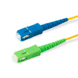 SpeedyFiberTX  SC/APC to SC/UPC Single-Mode Simplex  Fiber Patch Cable | Corning SMF-28 Ultra Fiber | OS1/OS2 Compatible