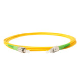 Ultra Low Loss 0.1dB FC/APC to FC/APC Single-mode Simplex Fiber Patch Cable | Corning SMF-28 Ultra Fiber | OS1/OS2 Compatible | LSZH Jacket