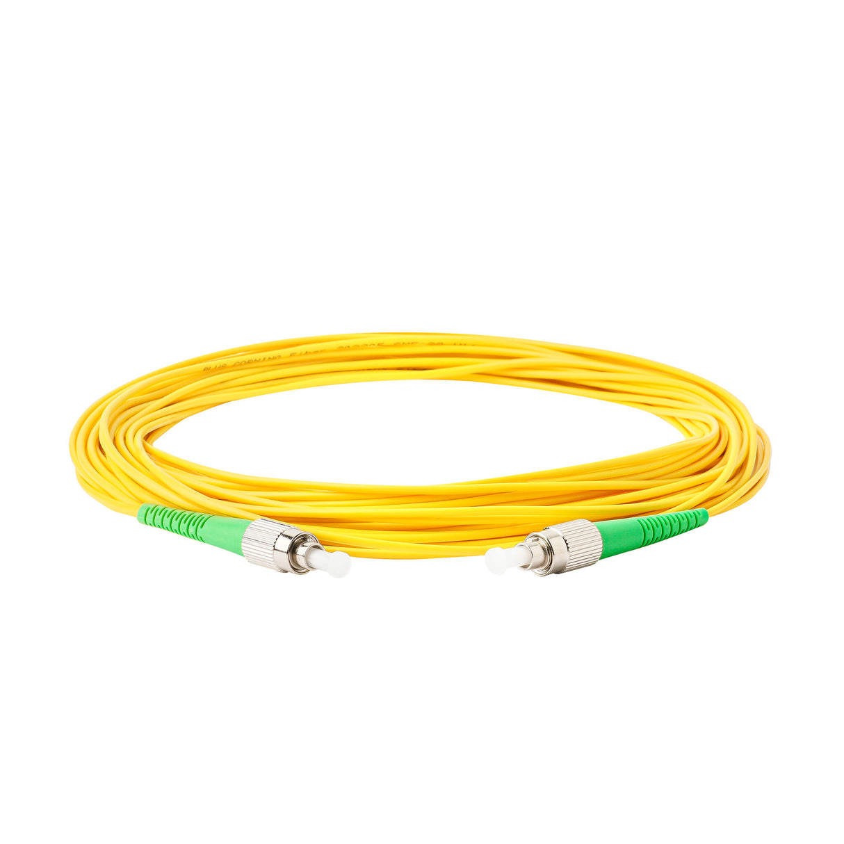 Ultra Low Loss 0.1dB FC/APC to FC/APC Single-mode Simplex Fiber Patch Cable | Corning SMF-28 Ultra Fiber | OS1/OS2 Compatible | LSZH Jacket