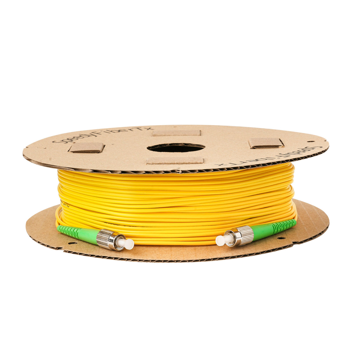 Ultra Low Loss 0.1dB FC/APC to FC/APC Single-mode Simplex Fiber Patch Cable | Corning SMF-28 Ultra Fiber | OS1/OS2 Compatible | LSZH Jacket