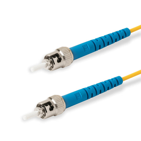 SpeedyFiberTX  ST/UPC to ST/UPC Single-Mode Simplex  Fiber Patch Cable | Corning SMF-28 Ultra Fiber | OS1/OS2 Compatible