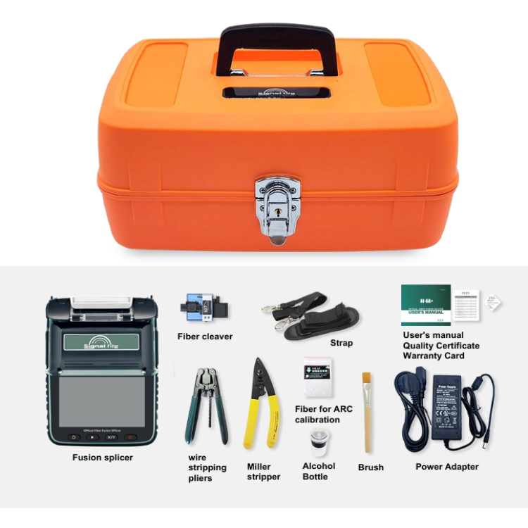 Signal Fire AI-6A+ Fiber Fusion Splicer (6 Motors Core Alignment)