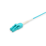 Uniboot Low Loss 0.15dB OM4 LC/UPC to LC/UPC Fiber Patch Cable | Polarity Switchable | Corning OM4 Fiber | Aqua Connector | OFNR Jacket | Speedy Model A Uniboot