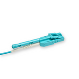 Push-Pull Tab Uniboot Ultra Low Loss 0.1dB OM4 LC/UPC to LC/UPC Fiber Patch Cable | Polarity Switchable | Corning OM4 Fiber | Aqua Connector | LSZH Jacket | Speedy Model A Push-Pull Tab Uniboot