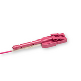 Push-Pull Tab Uniboot Low Loss 0.15dB OM4 LC/UPC to LC/UPC Fiber Patch Cable | Polarity Switchable | Corning OM4 Fiber | Magenta Connector | OFNP Jacket | Speedy Model A Push-Pull Tab Uniboot