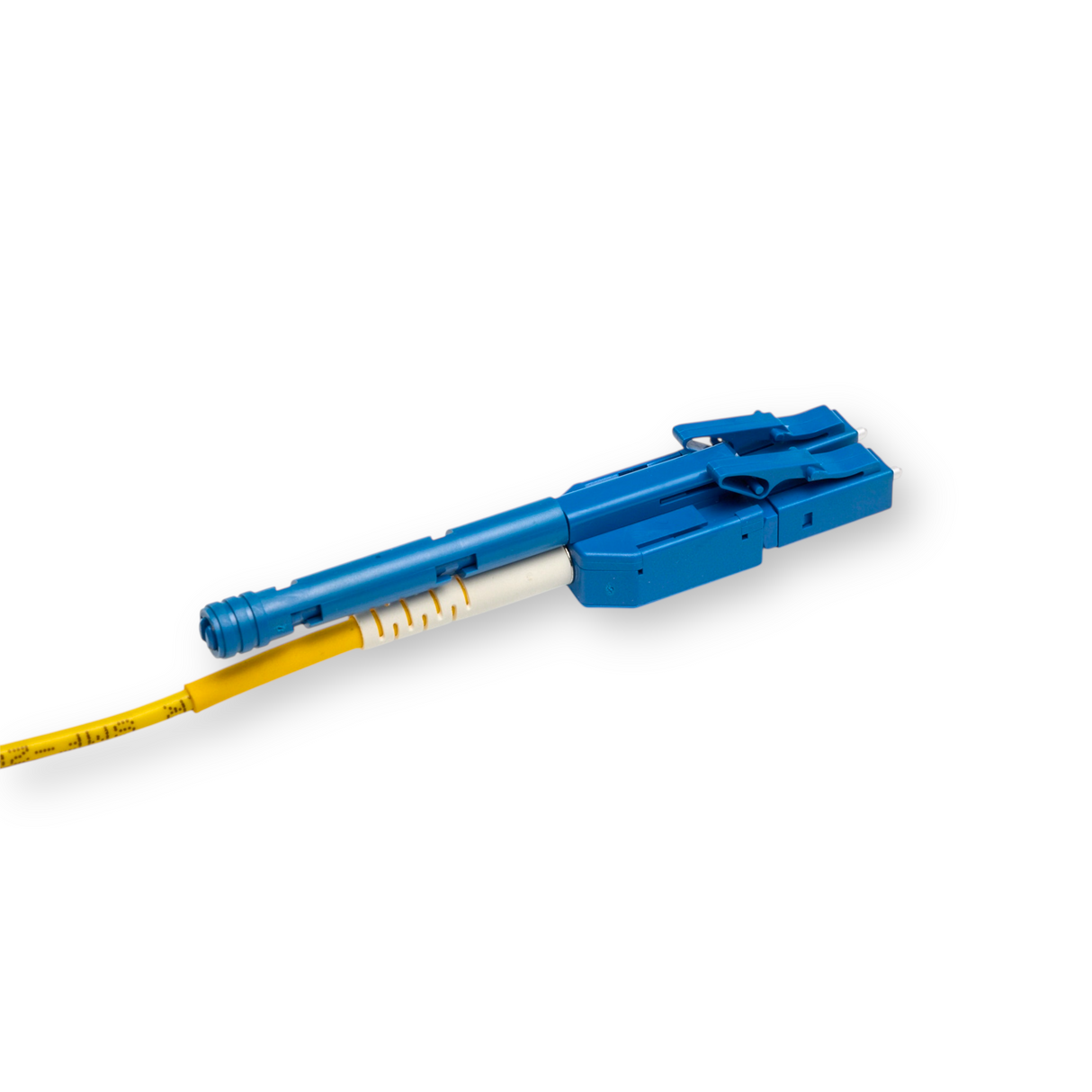Push-Pull Tab Uniboot Ultra Low Loss 0.1dB Single-mode LC/UPC to LC/UPC Fiber Patch Cable | Polarity Switchable | Corning SMF-28 Ultra Fiber | OS1/OS2 Compatible | OFNP Jacket | Speedy Model A Push-Pull Tab Uniboot