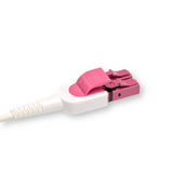 Uniboot Low Loss 0.15dB OM4 LC/UPC to LC/UPC Fiber Patch Cable | Polarity Switchable | Corning OM4 Fiber | Magenta Connector | OFNR Jacket | Speedy Model E Uniboot