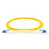 Push-Pull Tab Uniboot Ultra Low Loss 0.1dB Single-mode LC/UPC to LC/UPC Fiber Patch Cable | Polarity Switchable | Corning SMF-28 Ultra Fiber | OS1/OS2 Compatible | OFNR Jacket | Speedy Model E Push-Pull Tab Uniboot