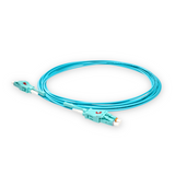 Push-Pull Tab Uniboot Ultra Low Loss 0.1dB OM4 LC/UPC to LC/UPC Fiber Patch Cable | Polarity Switchable | Corning OM4 Fiber | Aqua Connector | OFNP Jacket | Speedy Model O Push-Pull Tab Uniboot