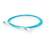 Uniboot Ultra Low Loss 0.1dB OM4 LC/UPC to LC/UPC Fiber Patch Cable | Polarity Switchable | Corning OM4 Fiber | Aqua Connector | OFNR Jacket | Speedy Model S Uniboot