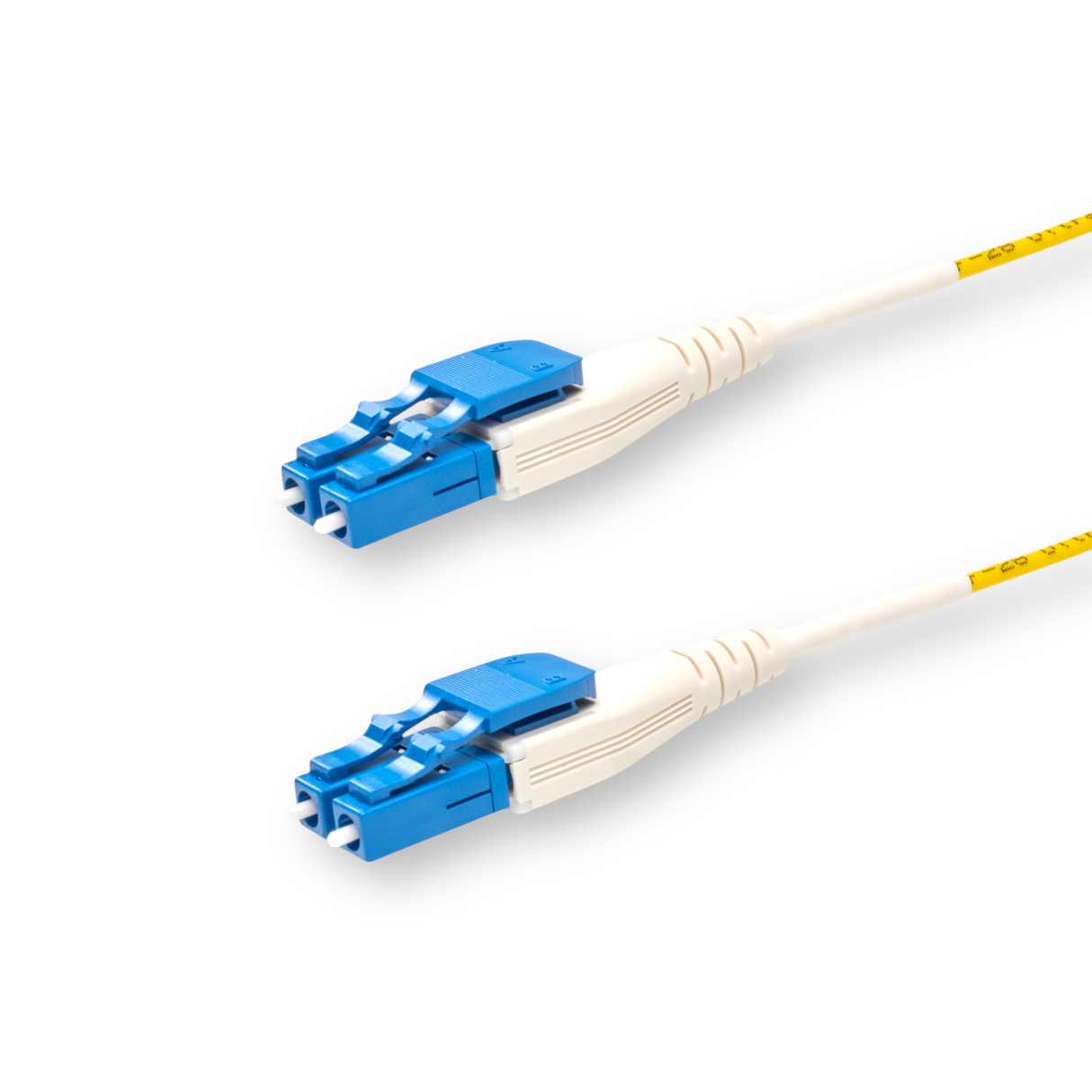 Uniboot Ultra Low Loss 0.1dB Single-mode LC/UPC to LC/UPC Fiber Patch Cable | Polarity Switchable | Corning SMF-28 Ultra Fiber | OS1/OS2 Compatible | OFNR Jacket | Speedy Model S Uniboot
