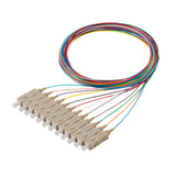 Bundle Deal – SC 12-Fiber 900µm OM4 Fiber Optic Pigtail | Corning ClearCurve | Multimode | 2m | 5-Pack / 10-Pack