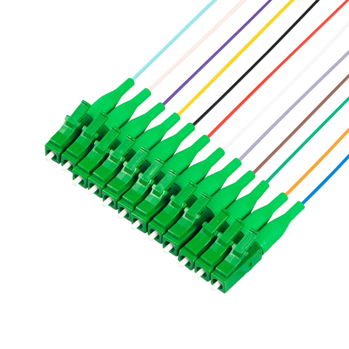 LC/APC 12-Fiber 900µm Fiber Optic Pigtail | Corning SMF-28 Ultra Fiber | OS1/OS2 Compatible | Single-mode