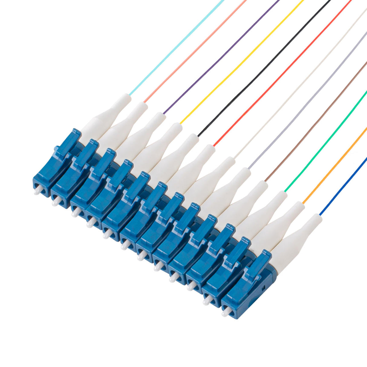 LC/UPC 12-Fiber 900µm Fiber Optic Pigtail | Corning SMF-28 Ultra Fiber | OS1/OS2 Compatible | Single-mode